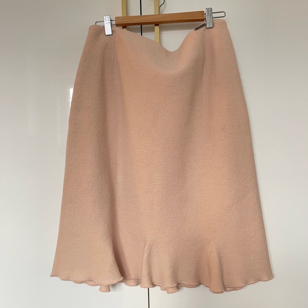 Geiger Vintage pure wool A-Line Midi Skirt sz 10-12